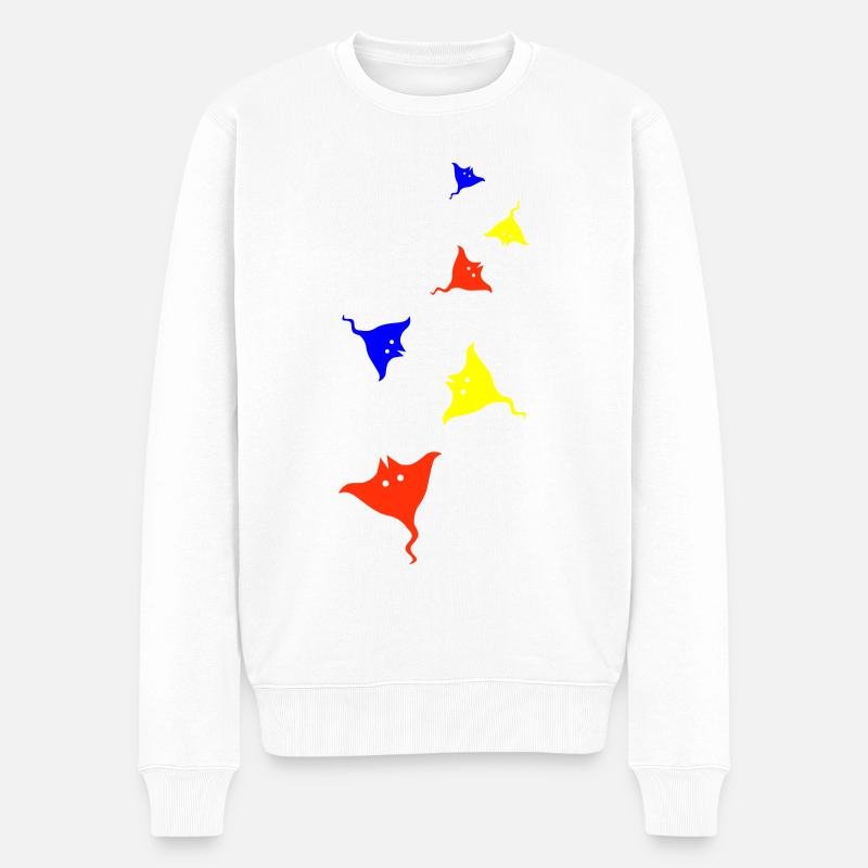 Seeigelicon Bunt - Pull Premium bio Homme - blanc