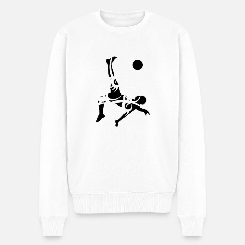 Soccer - Pull Premium bio Homme - blanc