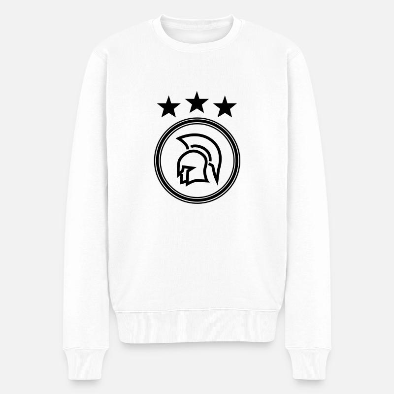 Logo de l’Ajax - Pull Premium bio Homme - blanc