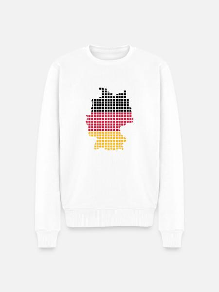 Germany - Men's Premium Organic Jumper - white