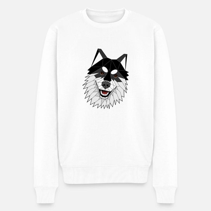 Lapinkoira - Männer Premium Bio Pullover - Weiß