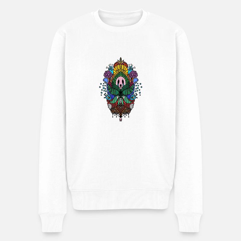 création d'équilibre - Pull Premium bio Homme - blanc