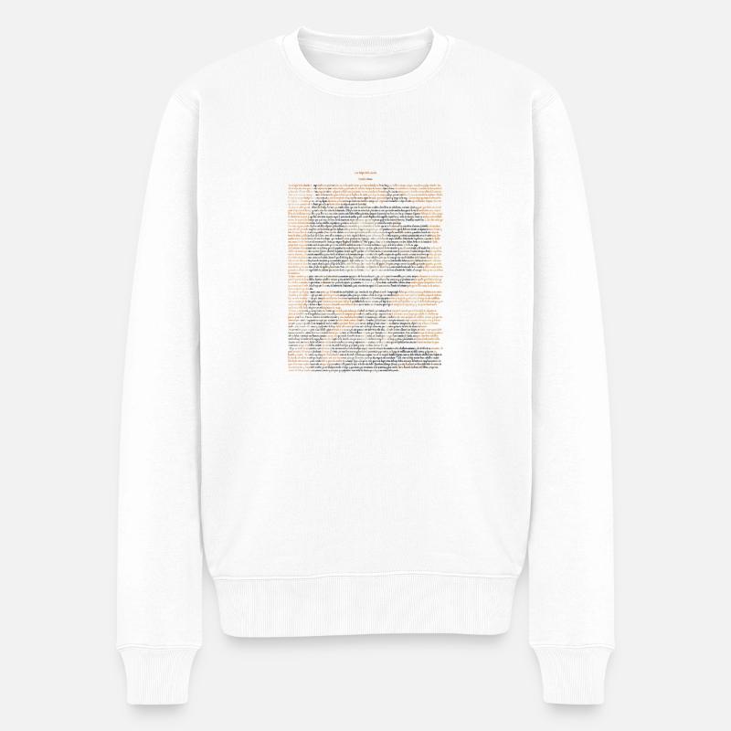 Der Quijote - Männer Premium Bio Pullover - Weiß