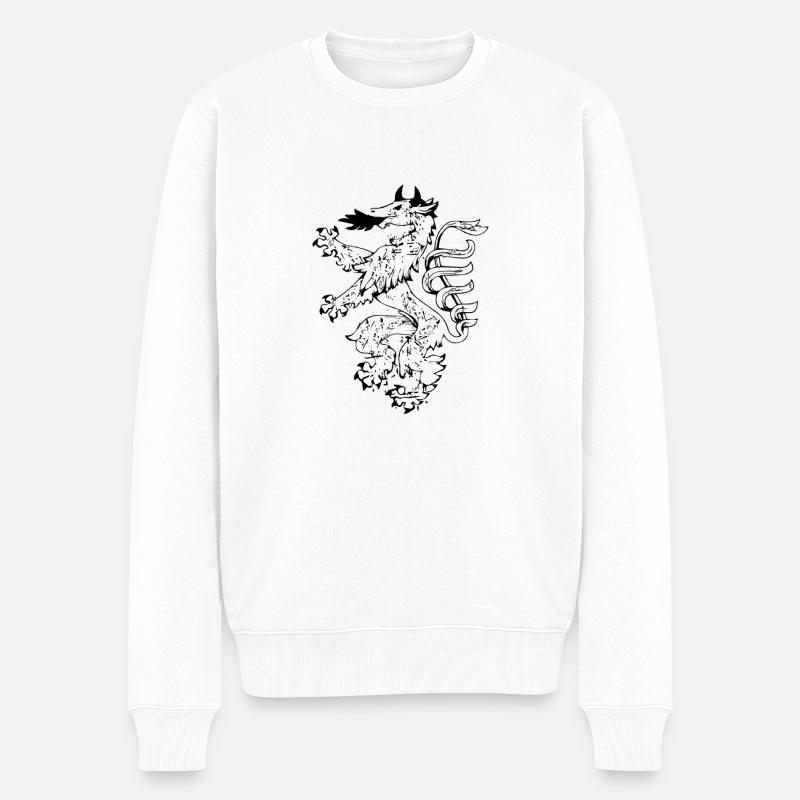 Styrie - Pull Premium bio Homme - blanc