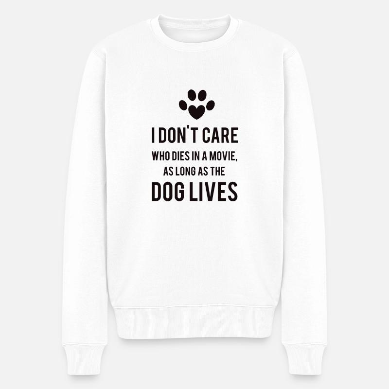 Dogs - Pull Premium bio Homme - blanc