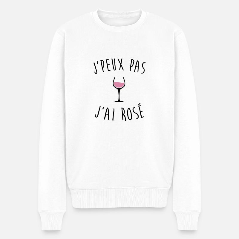 J'peux pas j'ai rosé - Pull Premium bio Homme - blanc