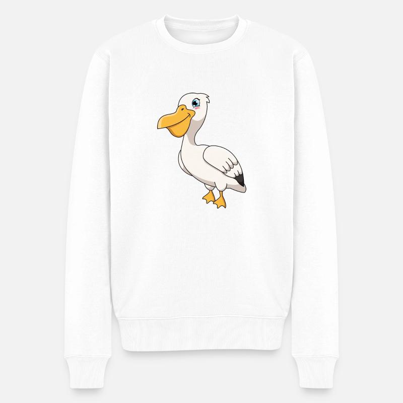 Pélican - Pull Premium bio Homme - blanc