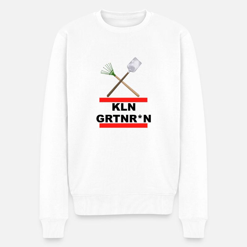 Kleingarten - Kleingärtner*in - Männer Premium Bio Pullover - Weiß