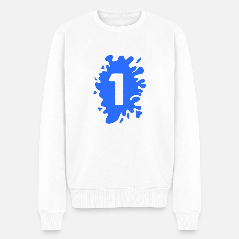 Blobs 1 - Pull Premium bio Homme - blanc