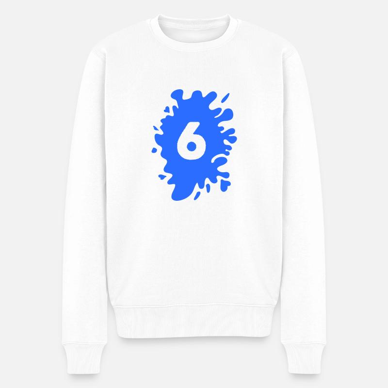 Blobs 6 - Pull Premium bio Homme - blanc