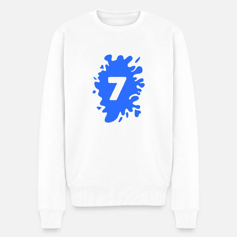 Blobs 7 - Pull Premium bio Homme - blanc