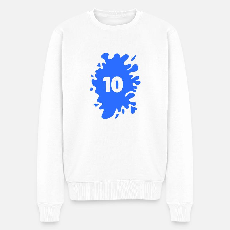 blob 10 - Pull Premium bio Homme - blanc