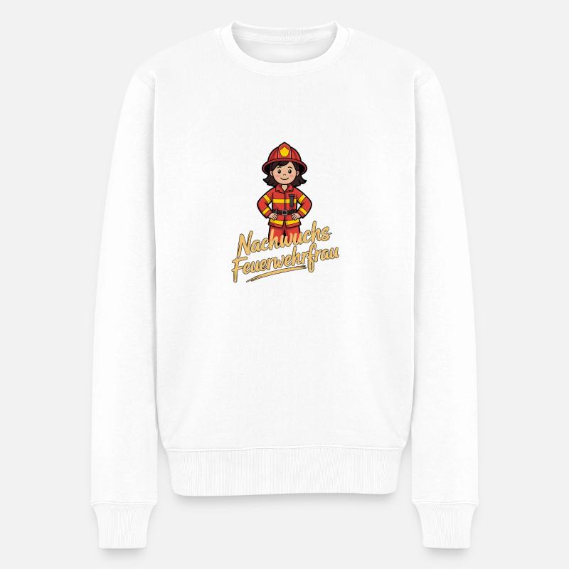 Futur pompier – Style jeune - Pull Premium bio Homme - blanc