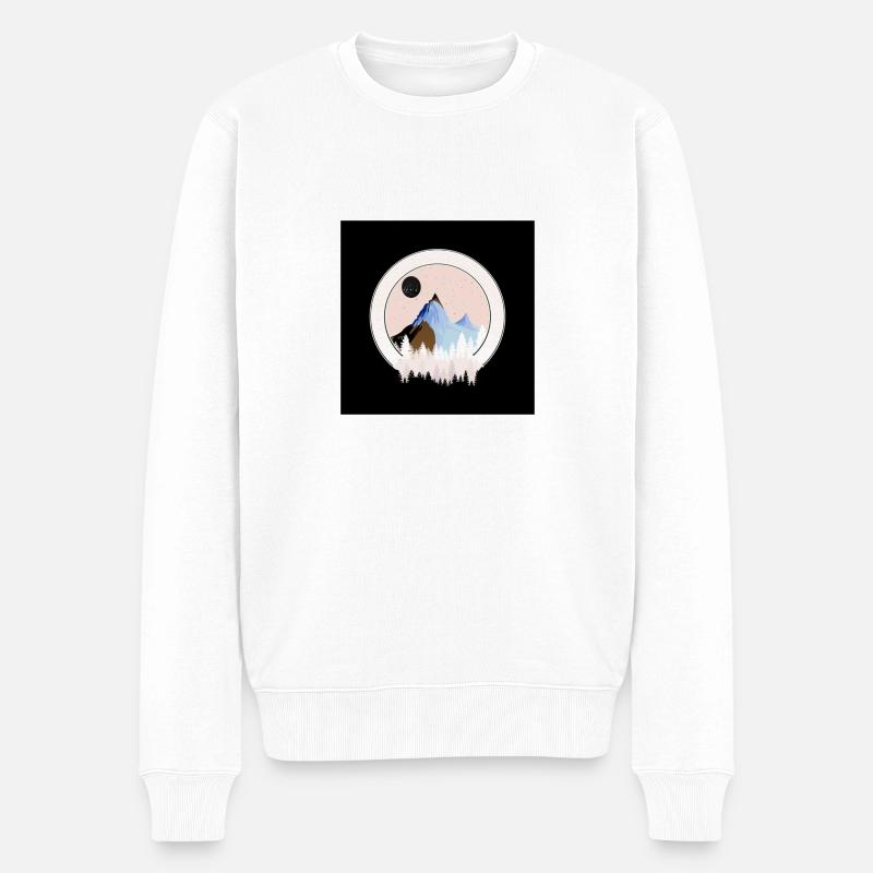 Mountain - Pull Premium bio Homme - blanc