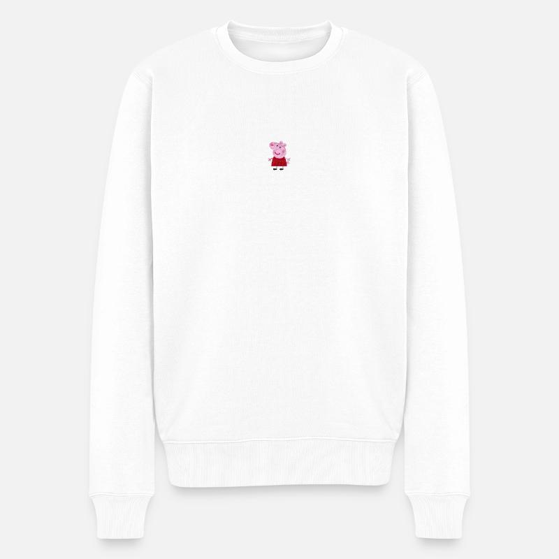 Gurli Gris Pind - Økologisk premium-sweatshirt til mænd - hvid