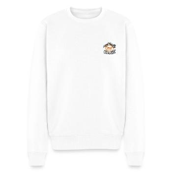 Die Wilden Kerle Logo Stick - Männer Premium Bio Pullover - Weiß - Vorne - Thijin (182cm)