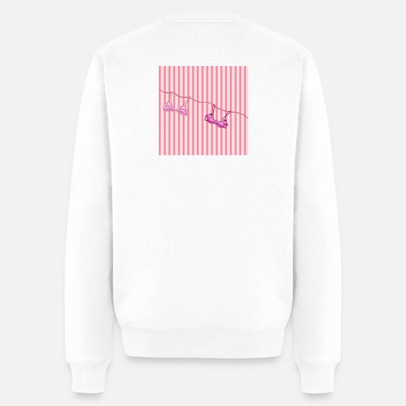 Feminismus - Männer Premium Bio Pullover - Weiß