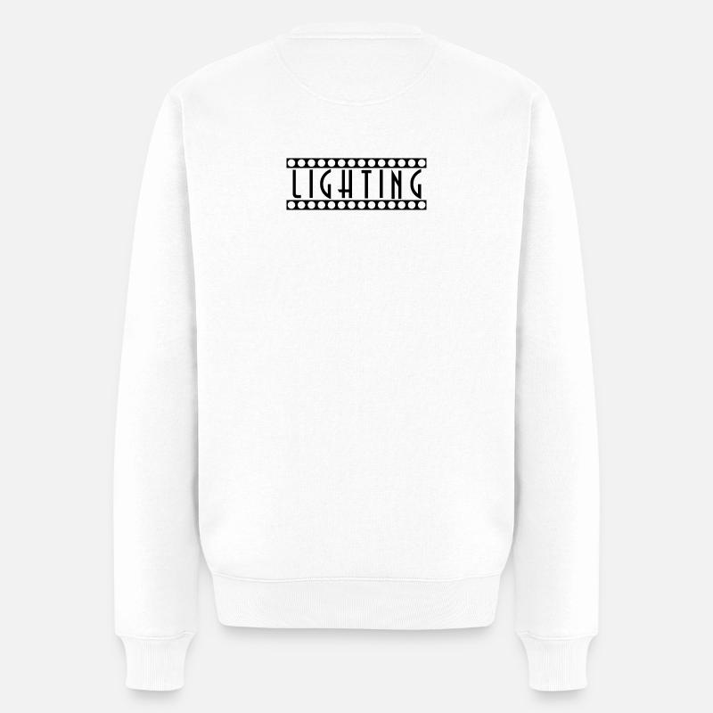 éclairage - Pull Premium bio Homme - blanc