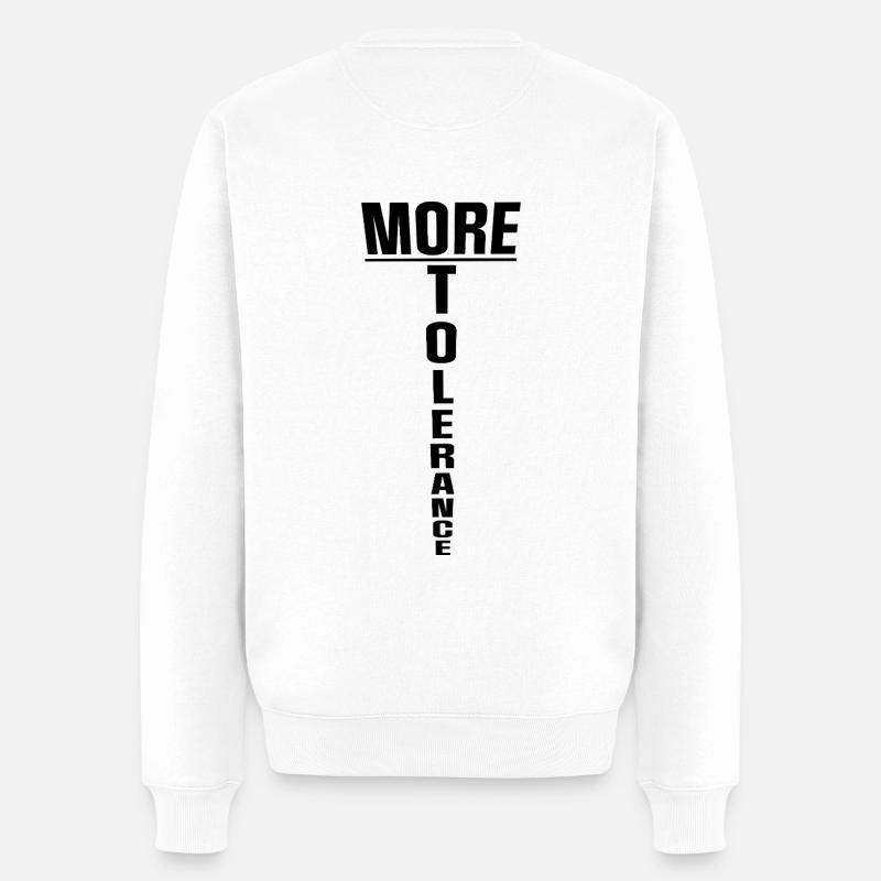 Plus de tolérance - Pull Premium bio Homme - blanc
