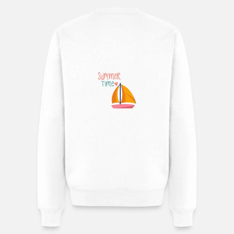 Paradise - Männer Premium Bio Pullover - Weiß