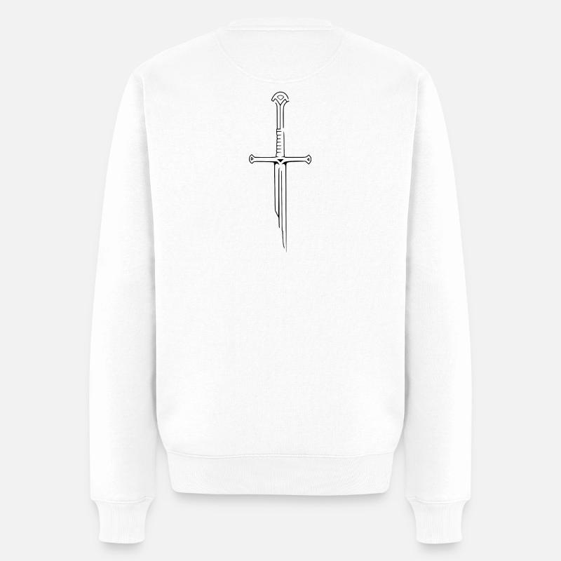 épée - Pull Premium bio Homme - blanc