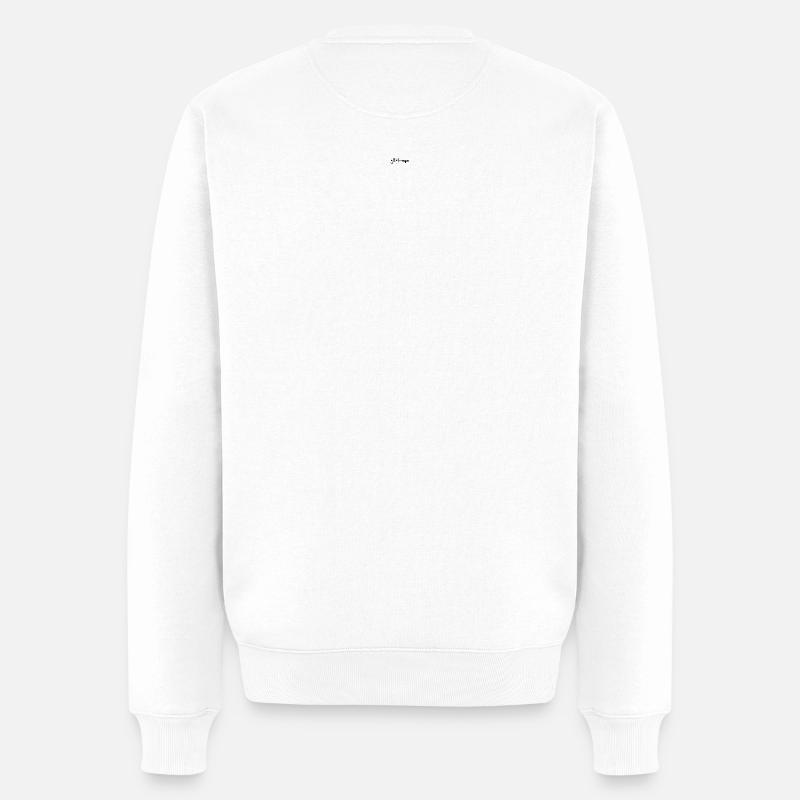 Unique - Männer Premium Bio Pullover - Weiß