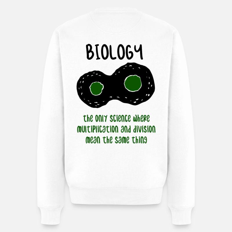 Cadeau de science de professeur de biologie - Pull Premium bio Homme - blanc