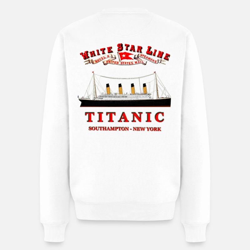 TITANIC CREATION Louis RUNEMBERG © Adagp - Pull Premium bio Homme - blanc