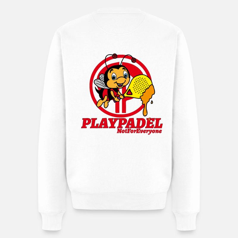 Ape Padel Exklusiv - Männer Premium Bio Pullover - Weiß
