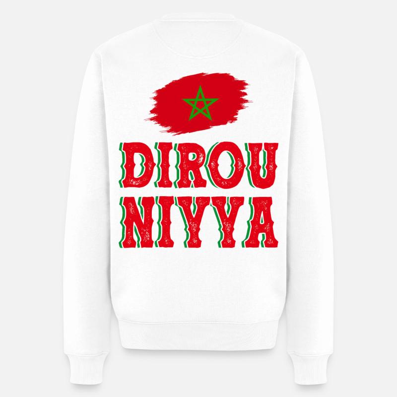 Dirou NIYYA - Pull Premium bio Homme - blanc