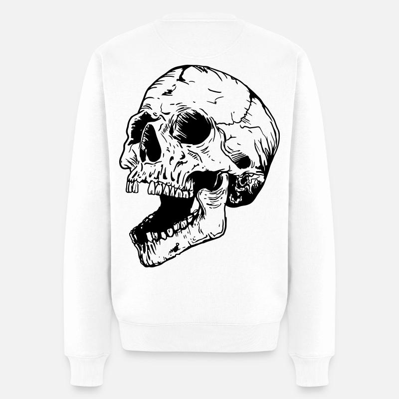 Crâne - Pull Premium bio Homme - blanc