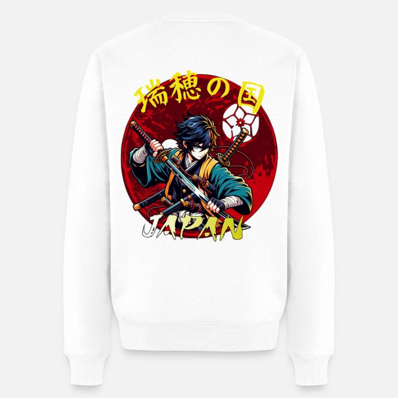 Samouraï Enfants - Pull Premium bio Homme - blanc