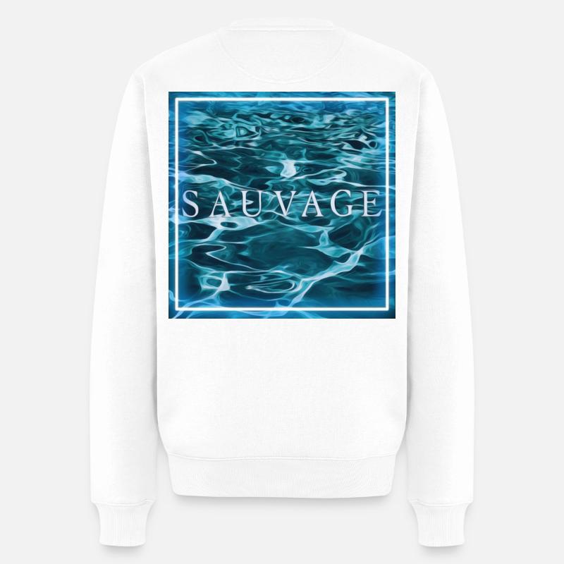 Eau Sauvage - Pull Premium bio Homme - blanc