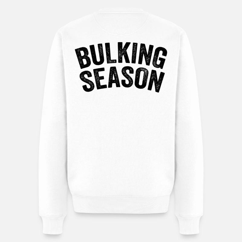 Saison de prise de masse - Pull Premium bio Homme - blanc