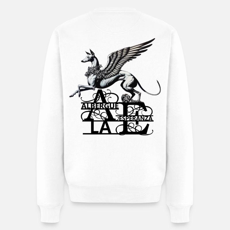 Albergue la Esperanza Nr2 - Pull Premium bio Homme - blanc