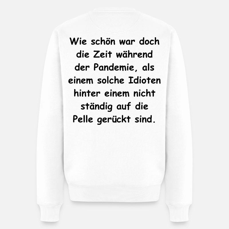 De la distance, s’il vous plaît ! - Pull Premium bio Homme - blanc