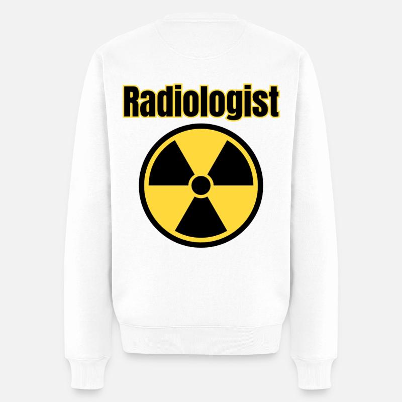 radiologue - Pull Premium bio Homme - blanc