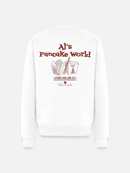 Gilmore Girls Al’s Pancake World Design - Men's Premium Organic Jumper - white