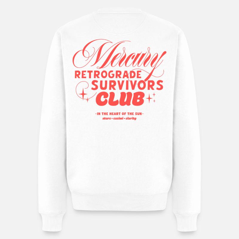 Club des survivants de Mercure rétrograde - Pull Premium bio Homme - blanc