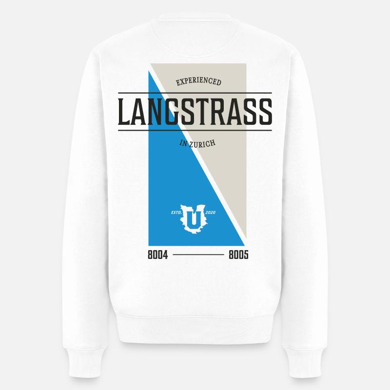 Zurich Langstrass Edition - Pull Premium bio Homme - blanc