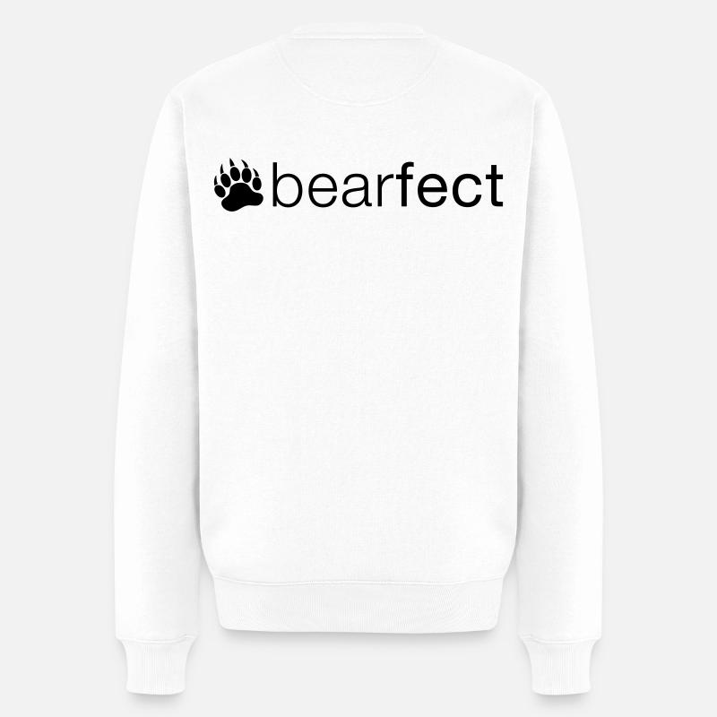 Bearfect - Männer Premium Bio Pullover - Weiß