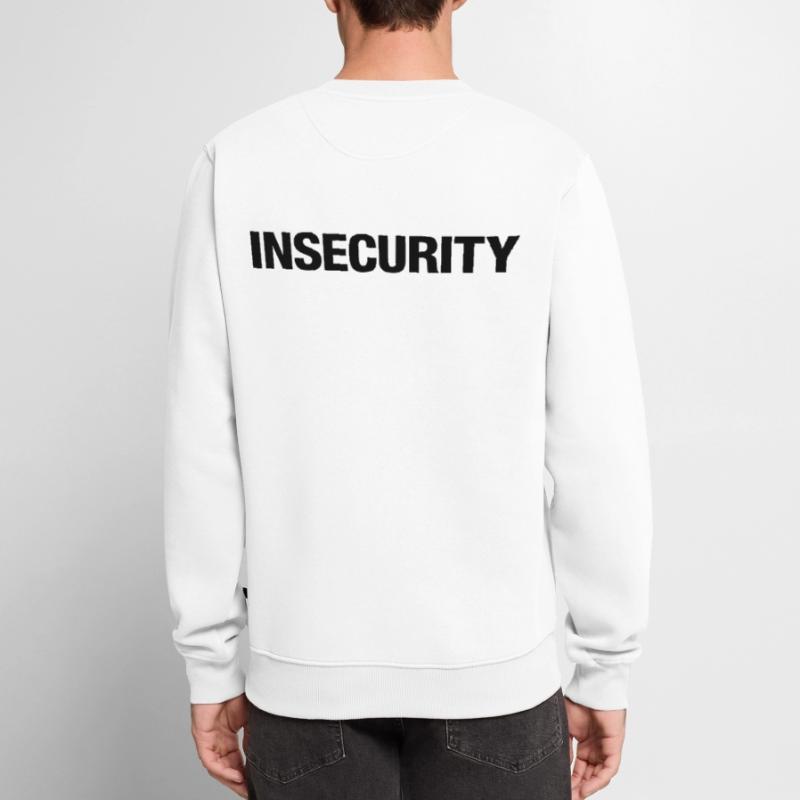 INSECURITY – Minimalist Uniform Style Statement Men's Premium Organic Jumper