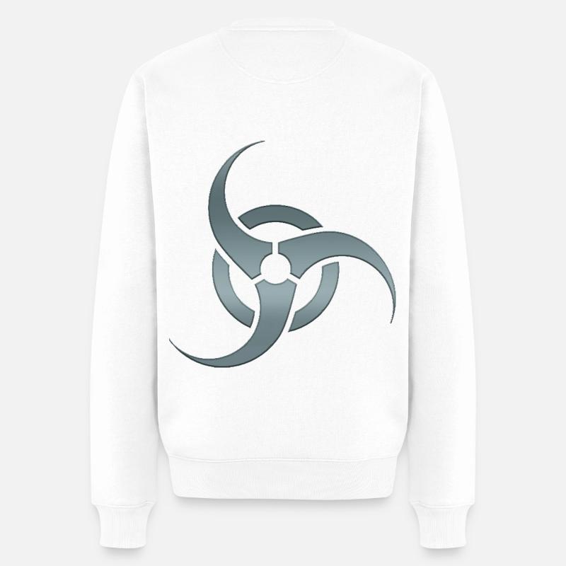 Hacking hacker hacker computer cybersecurity - Men's Premium Organic Jumper - white