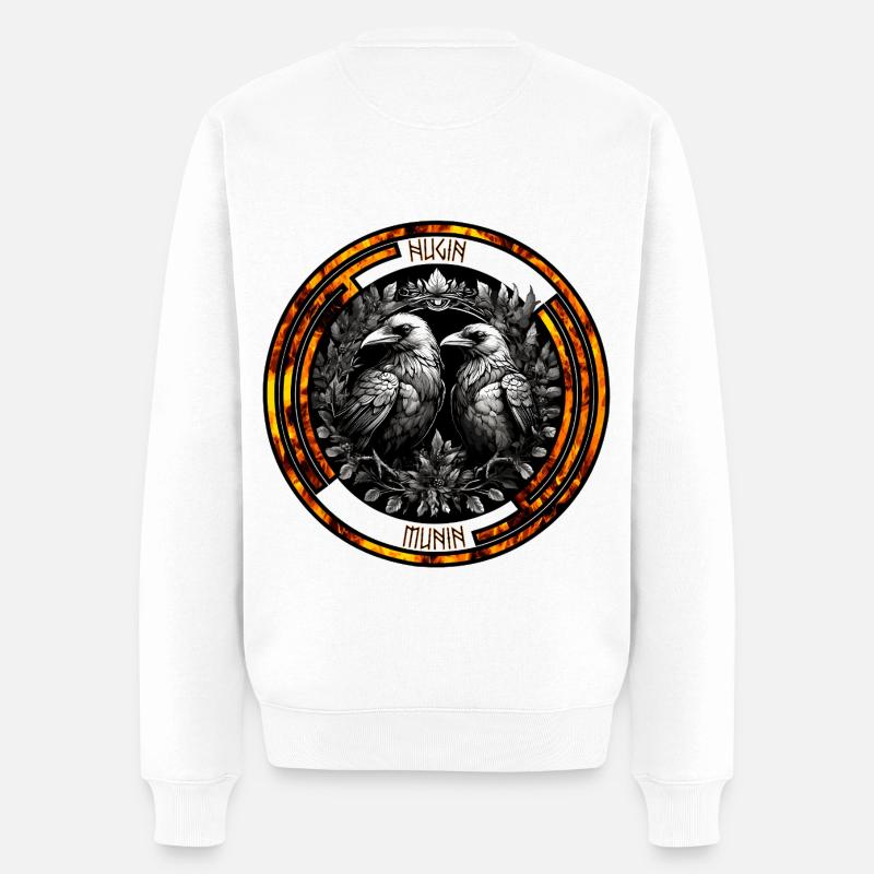Corbeaux - Pull Premium bio Homme - blanc