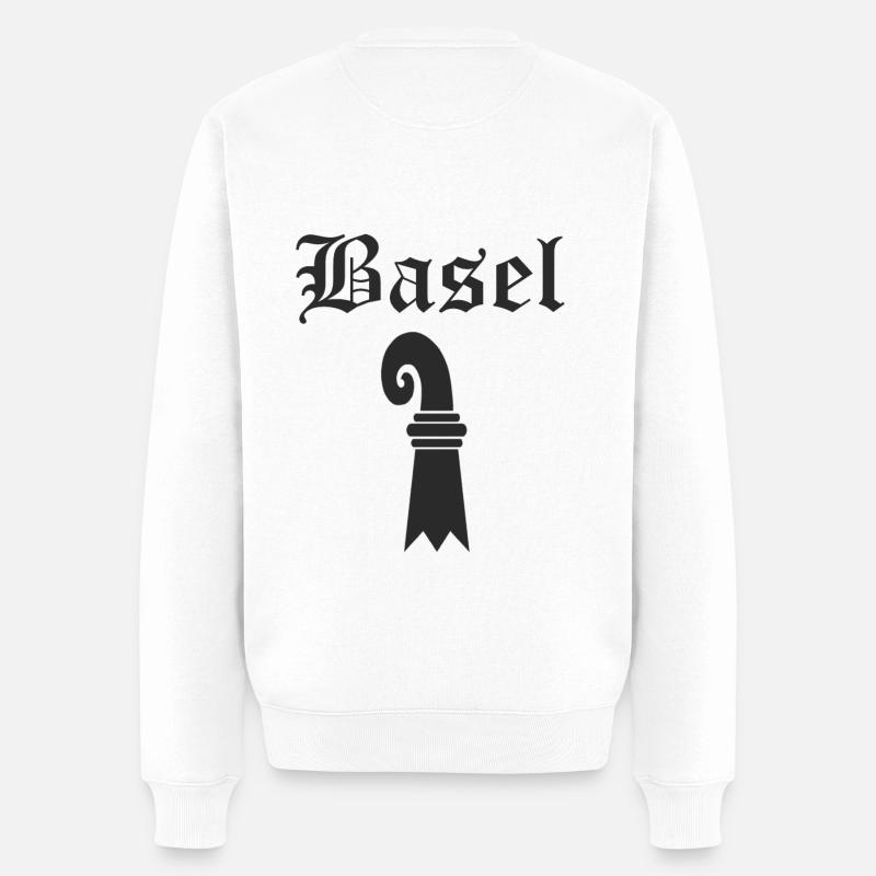 Baselerstab - Männer Premium Bio Pullover - Weiß