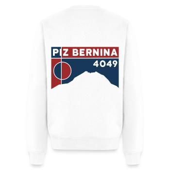 Piz Bernina Biancograt Besteigung Tour Souvenir - Männer Premium Bio Pullover - Weiß - Hinten - Nico (187cm)