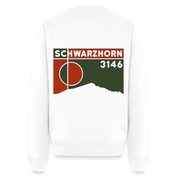 Flüela Schwarzhorn Davos Randonnée Randonnée Randonnée Ski Tour - Pull Premium bio Homme - blanc - Dos - Nico (187cm)