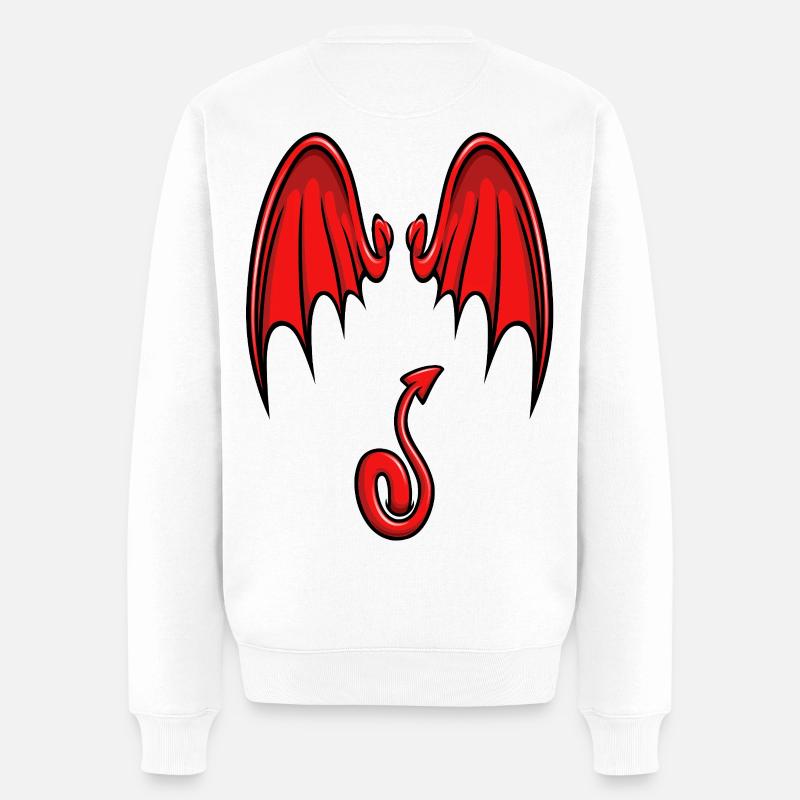 Je suis un petit diable - Pull Premium bio Homme - blanc
