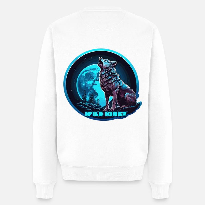 Minuit - Pull Premium bio Homme - blanc