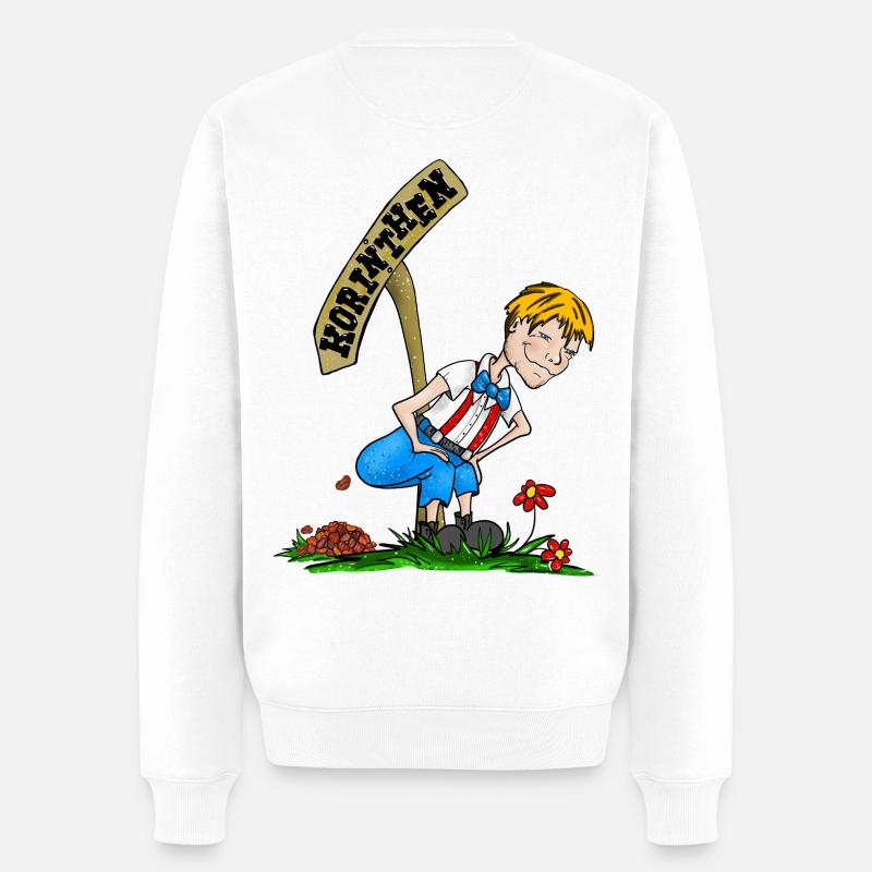 Craquelin Blonde - Pull Premium bio Homme - blanc